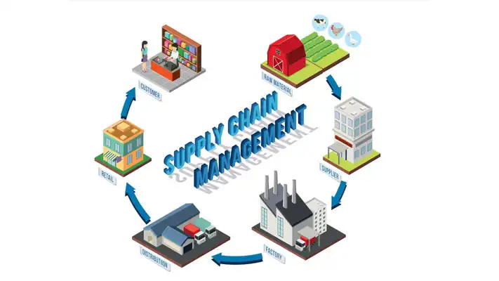 ilustración de las fases del supply chain