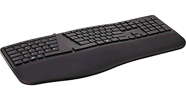 foto de um teclado ergonômico Kensington Pro Fit