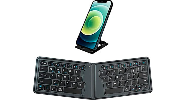 foto de um teclado ergonômico bluetooth Samsers