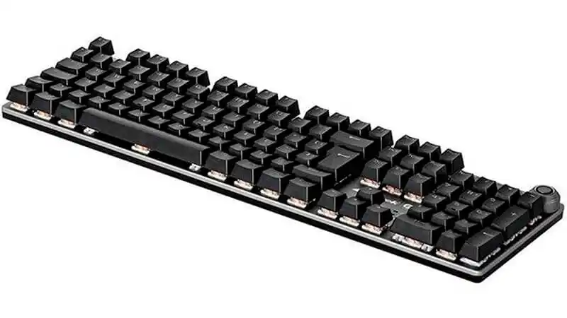 imagem de um teclado mecânico 