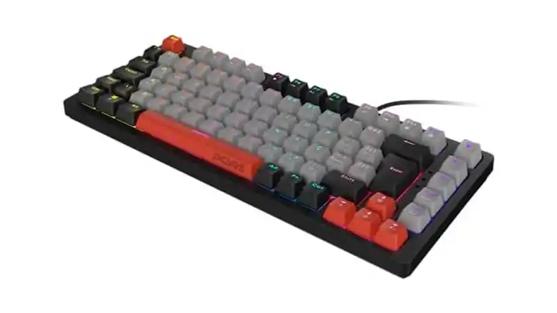 imagem de um teclado mecânico Kirin Black Vulcan
