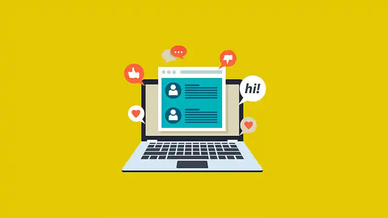 Atendente virtual ouvindo os problemas de seu cliente