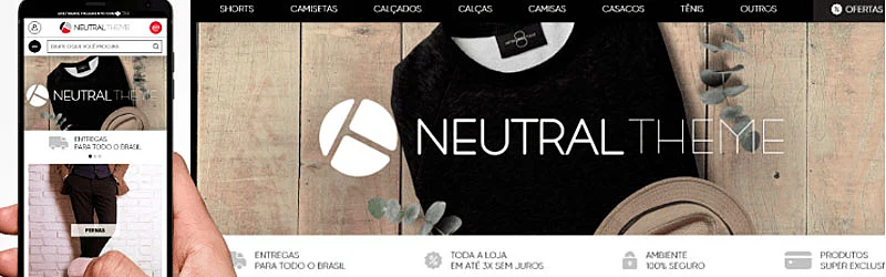 Tema da Loja Integral Neutral Theme Clean V3