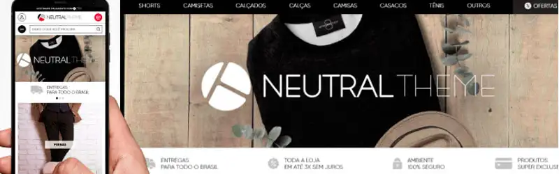 Tema da Loja Integral Neutral Theme Clean V3