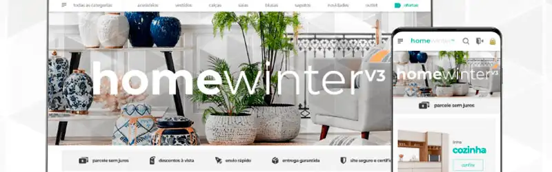 Tema da loja Integrada Home Winter V3