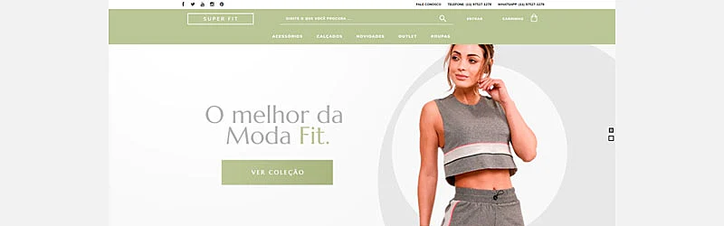 Tema da Loja Integrada Tema Super Fit