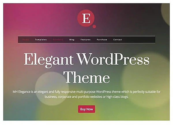 Template de site MH Elegance