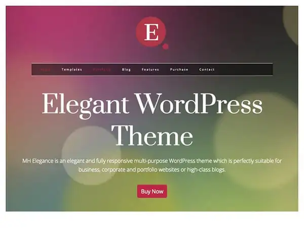 Template de site MH Elegance