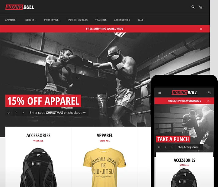 Template de site Venture