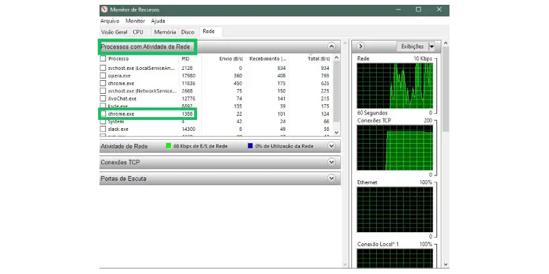 Monitor de recursos print screen