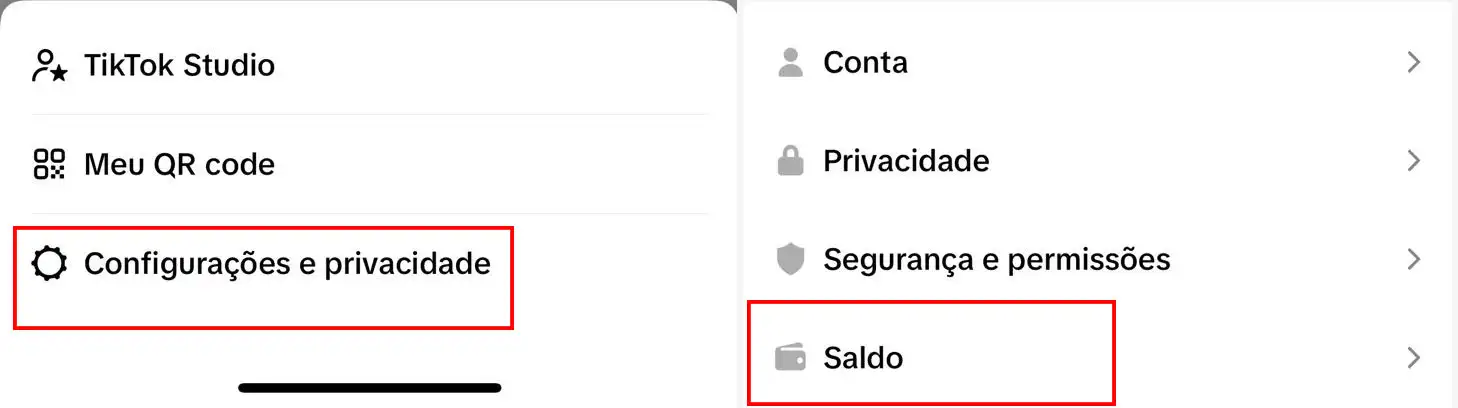 Captura de tela do TikTok
