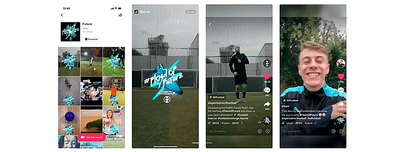 exemplod e anuncio de branded effects no tiktok ads