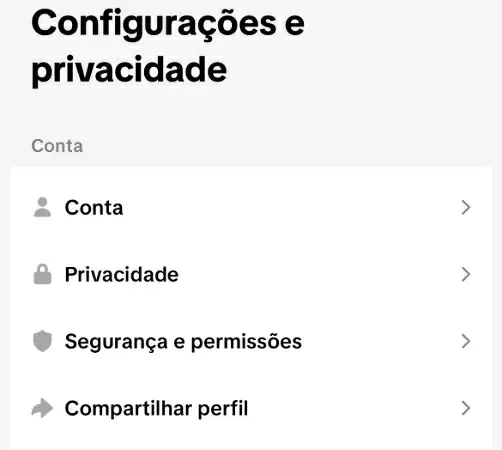 Captura de tela do TikTok