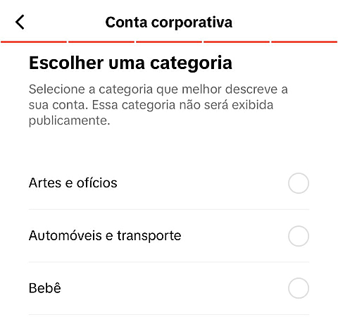 Captura de tela do TikTok
