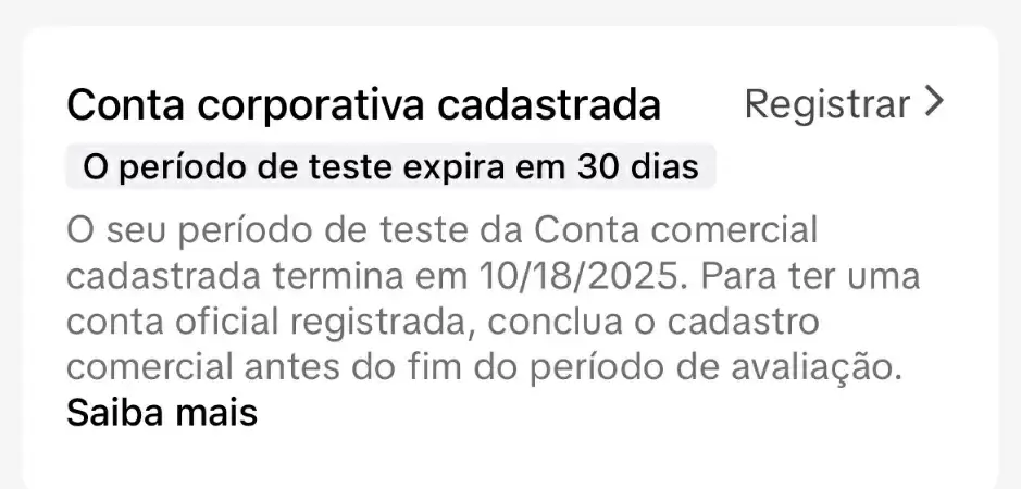 Captura de tela do TikTok