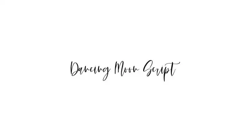Letra Dancing Script