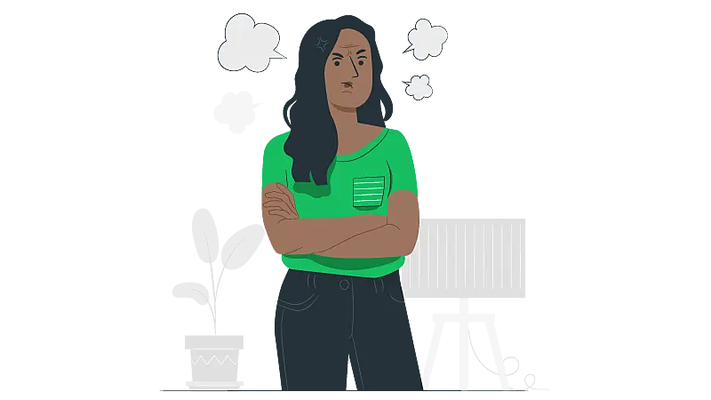 mujer com uno de los 4 tipos de temperamento