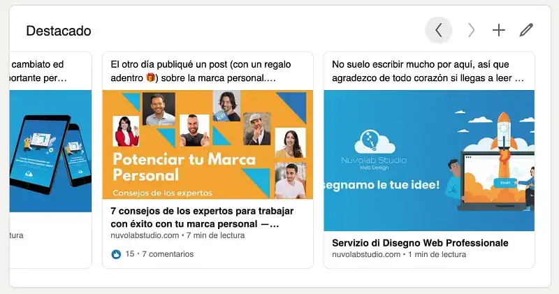 Compartir contenido de LinkedIn