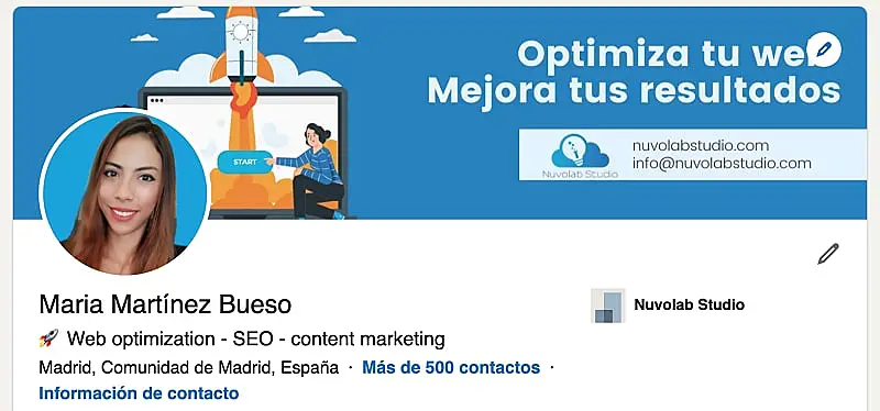 Perfil optimizado en LinkedIn