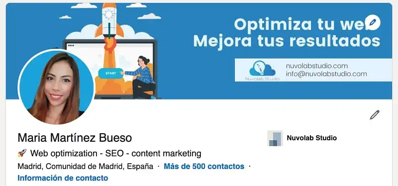 Perfil optimizado en LinkedIn