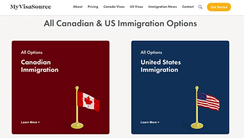 My Visa Source My Visa Source page