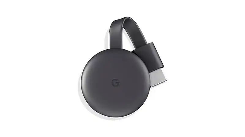 imagem que mostra um Chromecast