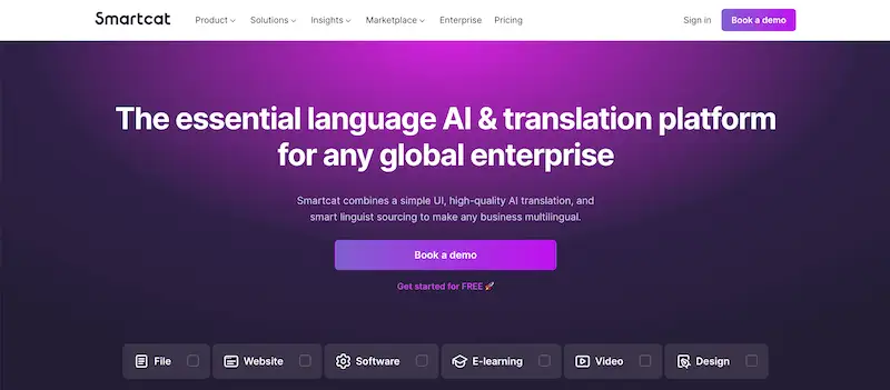 Smartcat home page