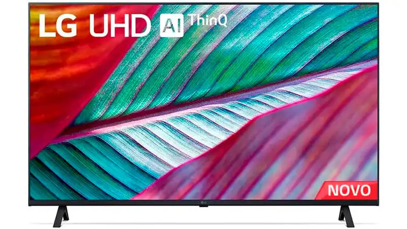 imagem de uma TV 43 polegadas 43UR7800PSA da LG
