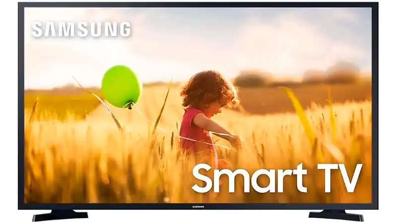 imagem de uma TV 43 polegadas Samsung