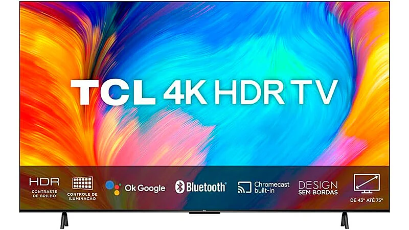 imagem de uma televisão 50 polegadas TCL 