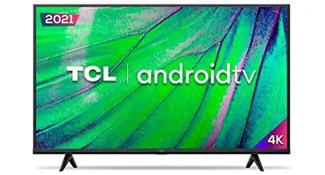TV com comando de voz foto de uma Smart TV TCL de 50 polegadas