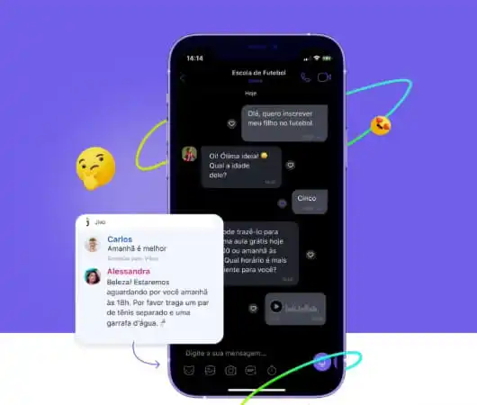 viber chatbot captura de tela do viber jivochat