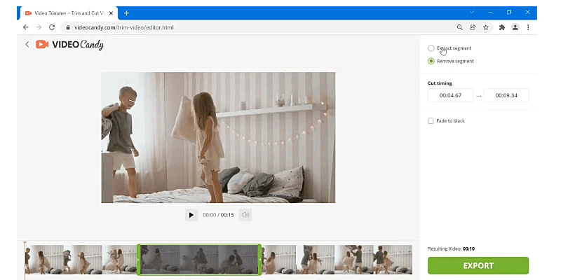 Como aparar um vídeo com o editor de vídeo 