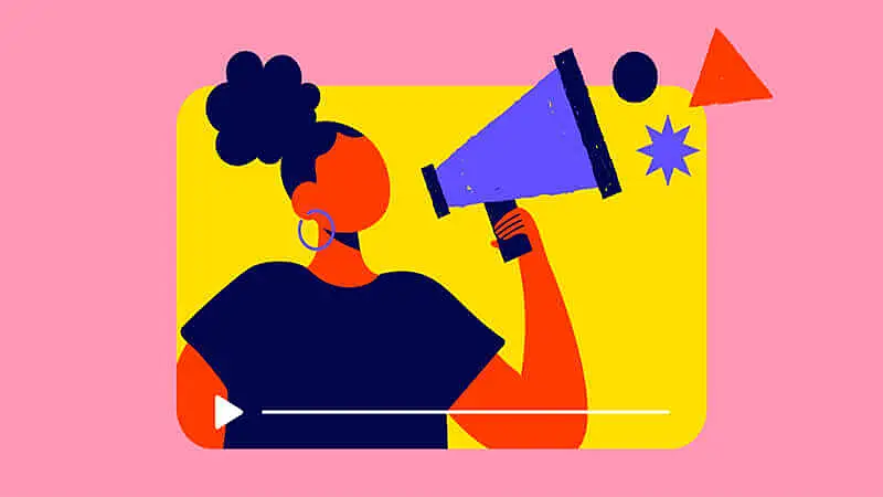 ilustración de un video promo