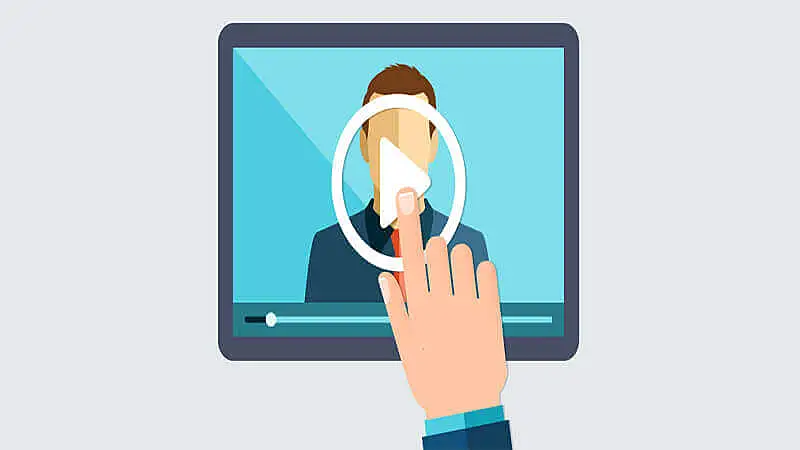 Ilustración del proceso de una edición de ideo para un video promo