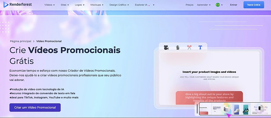 captura de tela do Renderfores