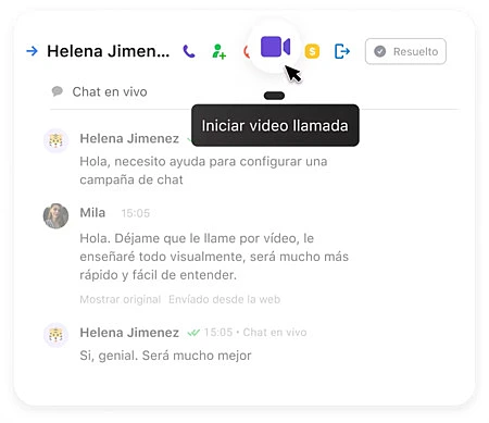 videollamadas con JivoChat
