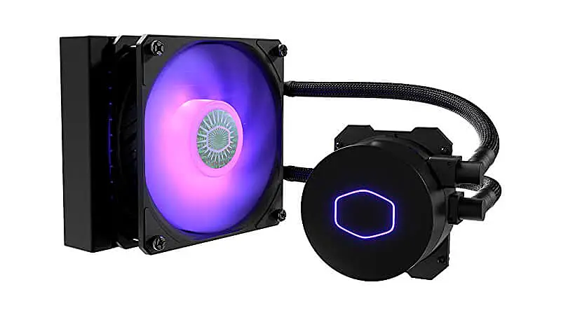 imagem de um water cooler Master Liquid da Cooler Master com uma ventoinha 