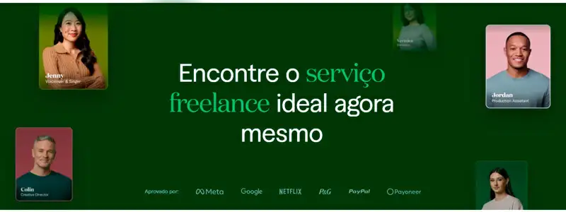 baner do site para oferecer serviço de web designer freelancer fiverr