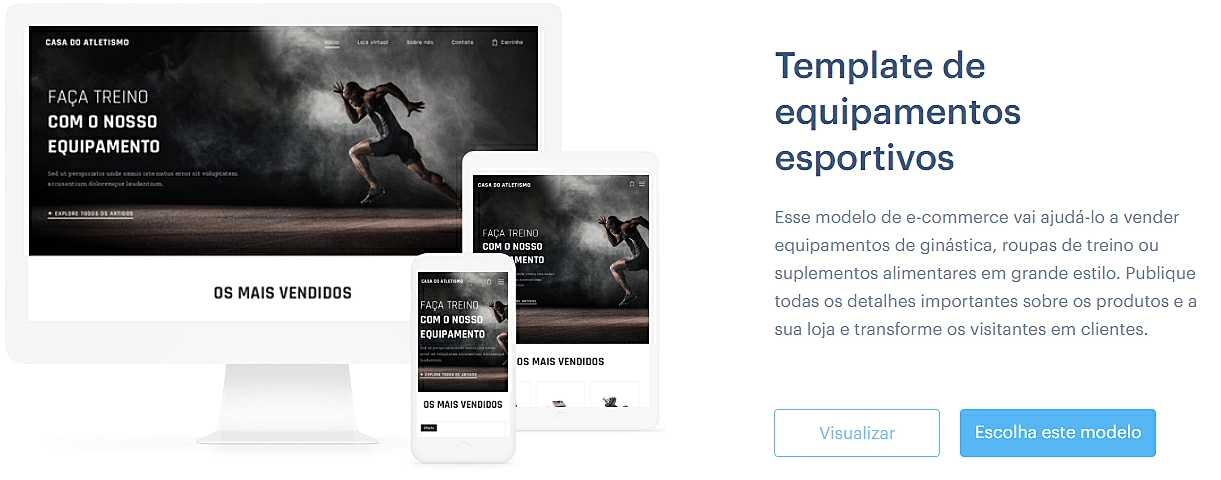Criar loja virtual no Webnode