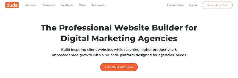 Duda home page