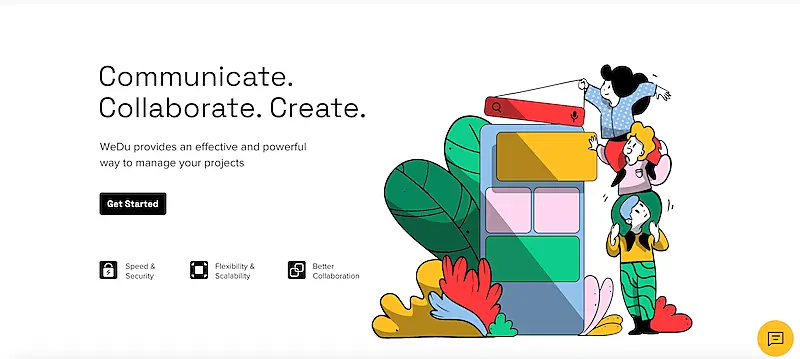 Tech company website template