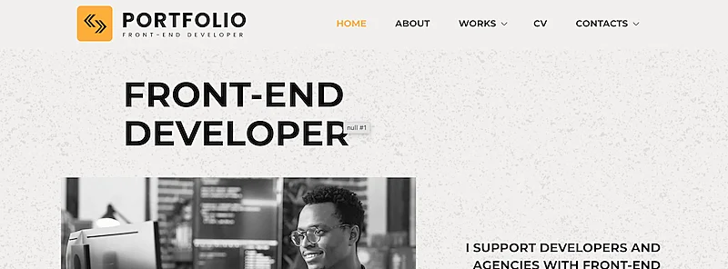 Portfolio template