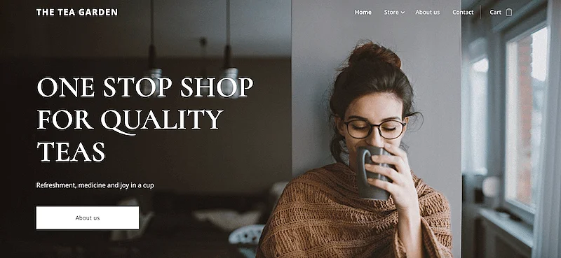 Tea store templates