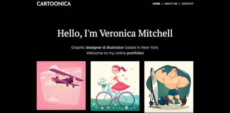 Graphic designer template