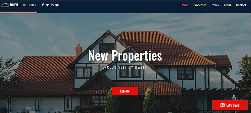 Real estate firm template