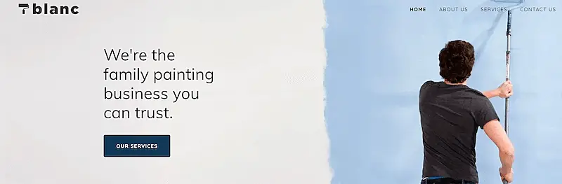 Home services template