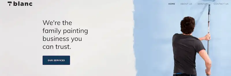 Home services template