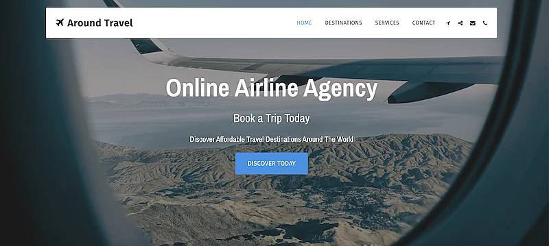 Around travel template