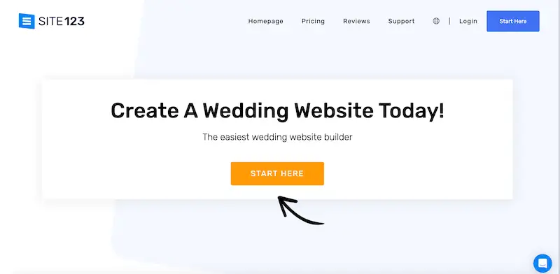 SITE123 page